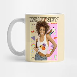 whitney houston  vintage retro style Mug